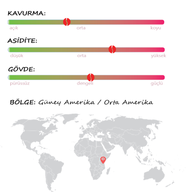 El Salvador Çekirdek Kahve